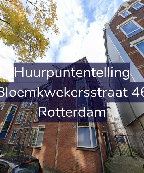 Foto gevel Huurpuntentelling voor Bloemkwekersstraat 46, Rotterdam