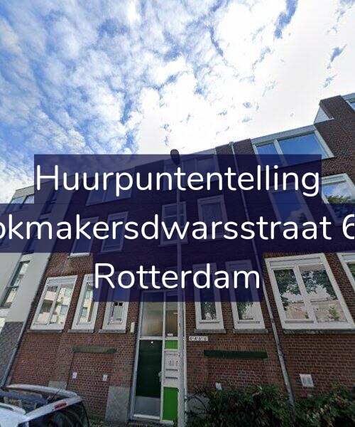 Foto gevel Huurpuntentelling voor Blokmakersdwarsstraat 6-C, Rotterdam