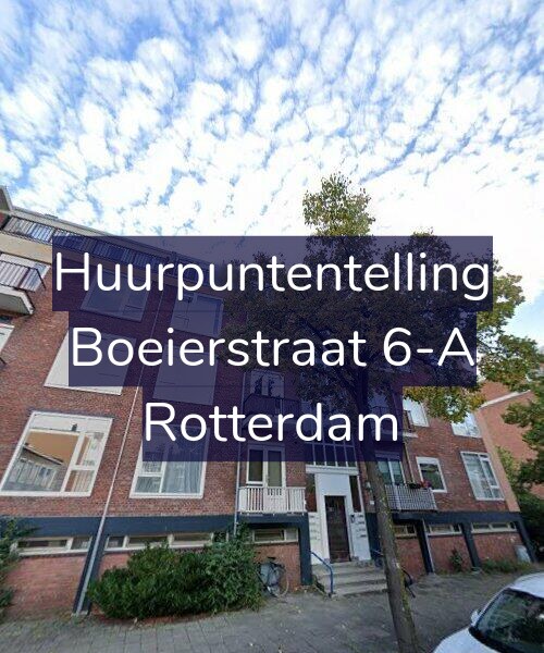 Foto gevel Huurpuntentelling voor Boeierstraat 6-A, Rotterdam