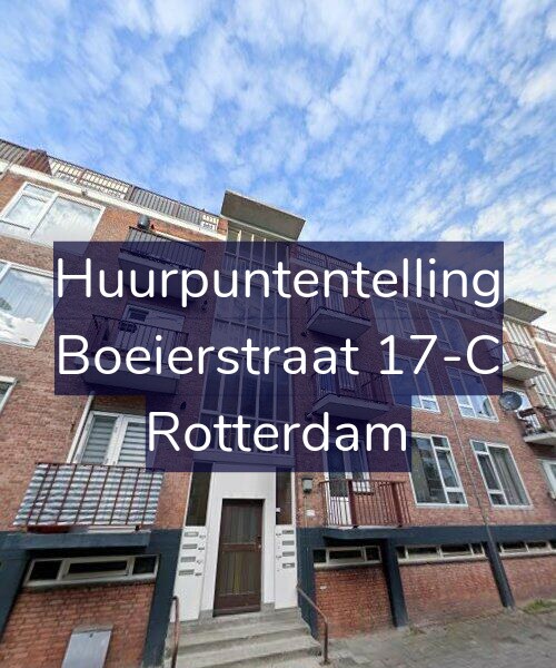 Foto gevel Huurpuntentelling voor Boeierstraat 17-C, Rotterdam