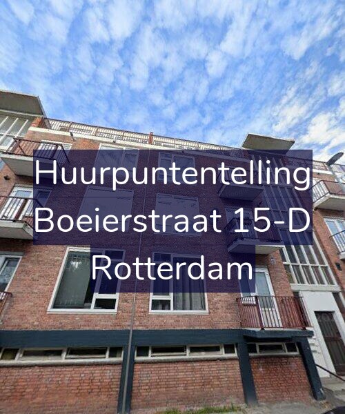 Foto gevel Huurpuntentelling voor Boeierstraat 15-D, Rotterdam