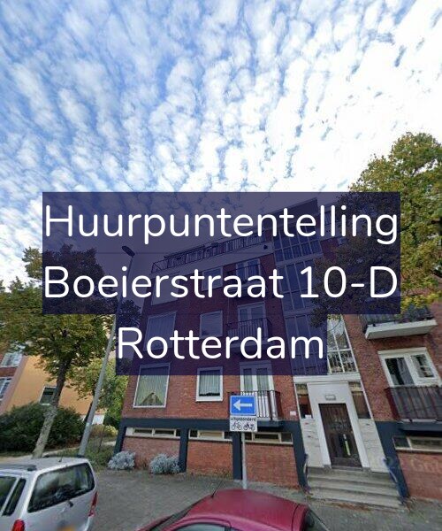 Foto gevel Huurpuntentelling voor Boeierstraat 10-D, Rotterdam