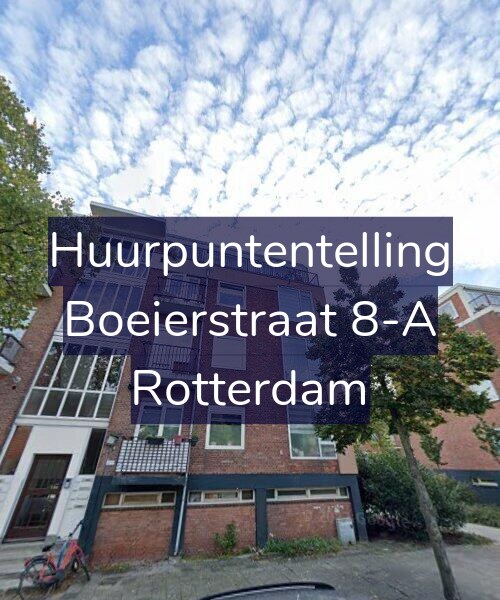Foto gevel Huurpuntentelling voor Boeierstraat 8-A, Rotterdam