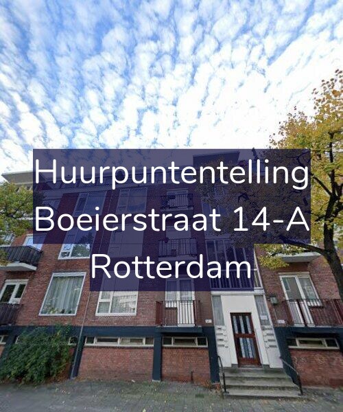 Foto gevel Huurpuntentelling voor Boeierstraat 14-A, Rotterdam