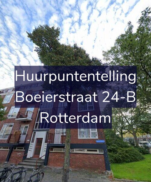 Foto gevel Huurpuntentelling voor Boeierstraat 24-B, Rotterdam