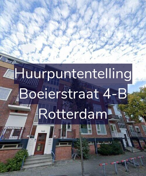 Foto gevel Huurpuntentelling voor Boeierstraat 4-B, Rotterdam