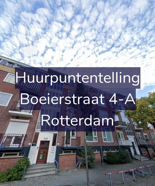 Foto gevel Huurpuntentelling voor Boeierstraat 4-A, Rotterdam