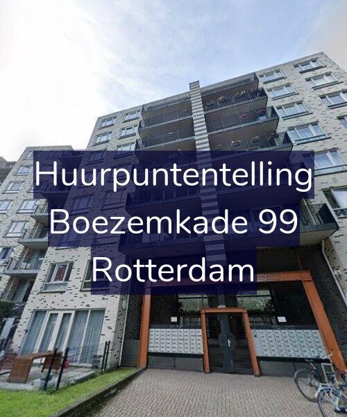 Foto gevel Huurpuntentelling voor Boezemkade 99, Rotterdam