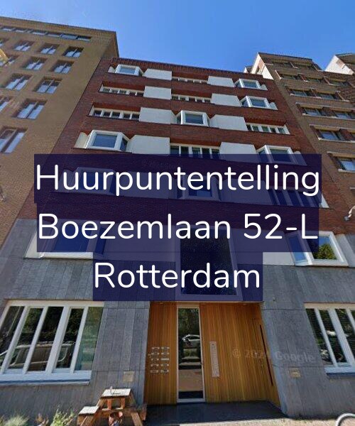 Foto gevel Huurpuntentelling voor Boezemlaan 52-L, Rotterdam