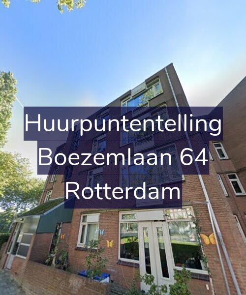 Foto gevel Huurpuntentelling voor Boezemlaan 64, Rotterdam