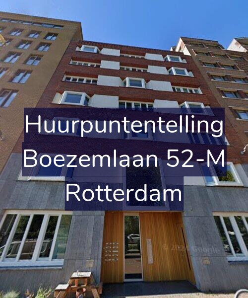 Foto gevel Huurpuntentelling voor Boezemlaan 52-M, Rotterdam