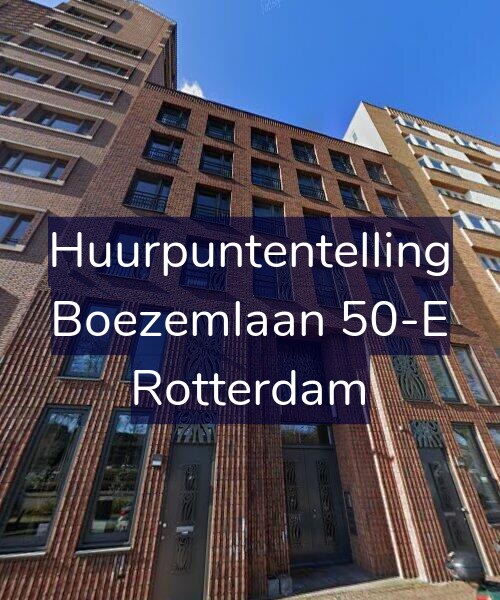 Foto gevel Huurpuntentelling voor Boezemlaan 50-E, Rotterdam