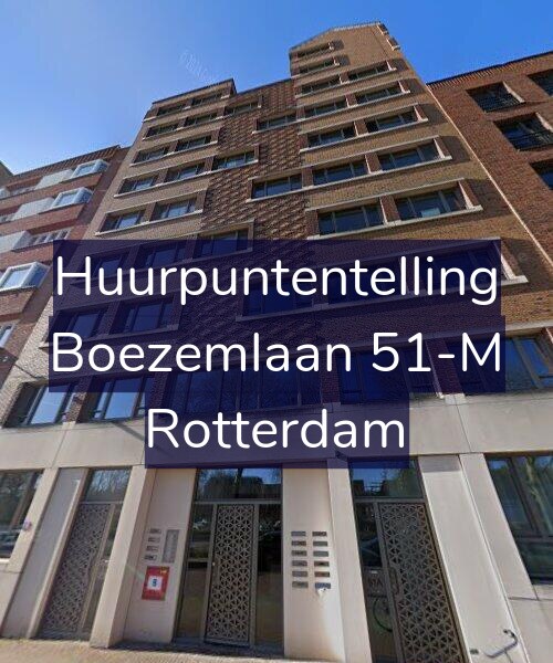 Foto gevel Huurpuntentelling voor Boezemlaan 51-M, Rotterdam