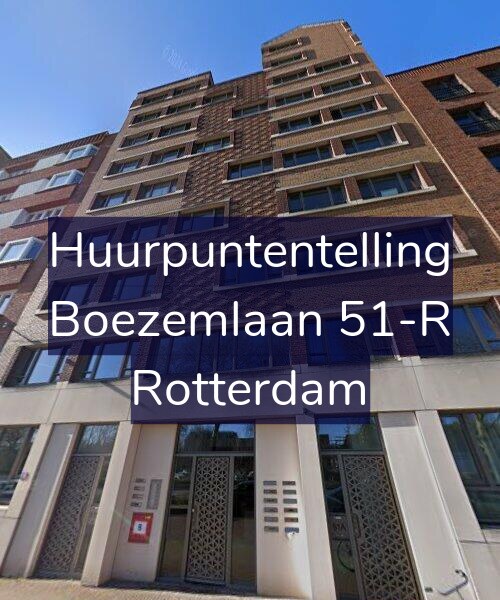 Foto gevel Huurpuntentelling voor Boezemlaan 51-R, Rotterdam