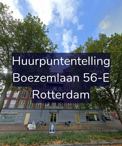 Foto gevel Huurpuntentelling voor Boezemlaan 56-E, Rotterdam