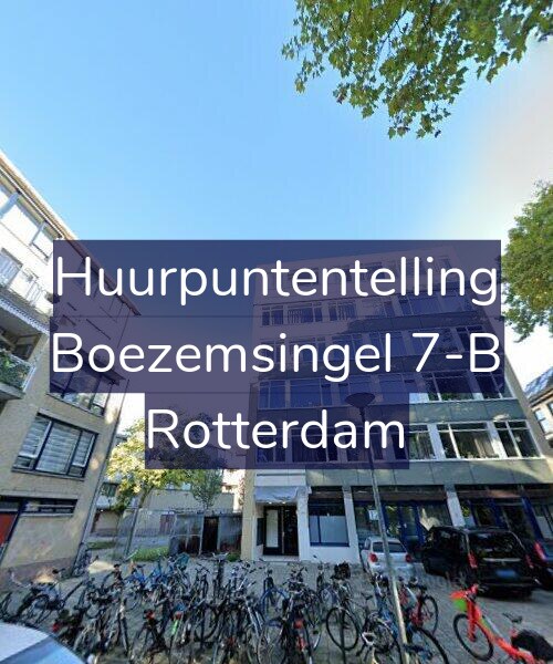 Foto gevel Huurpuntentelling voor Boezemsingel 7-B, Rotterdam