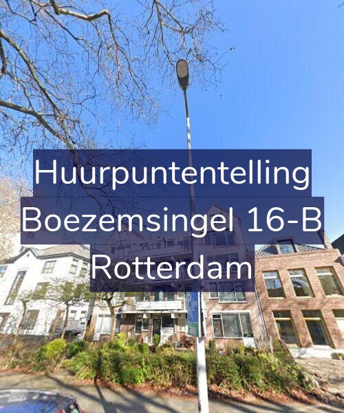 Foto gevel Huurpuntentelling voor Boezemsingel 16-B, Rotterdam