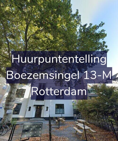 Foto gevel Huurpuntentelling voor Boezemsingel 13-M, Rotterdam