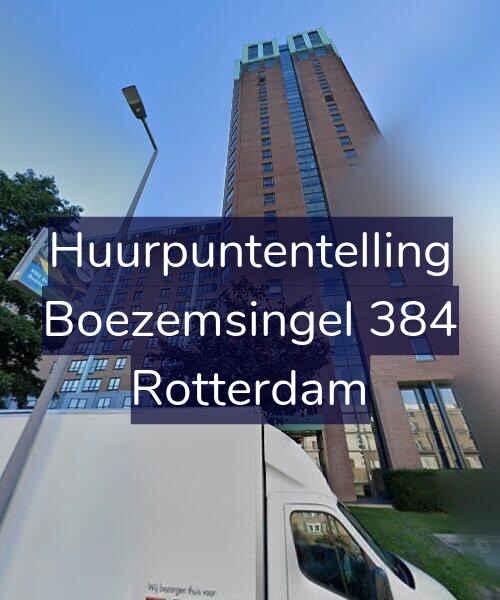 Foto gevel Huurpuntentelling voor Boezemsingel 384, Rotterdam