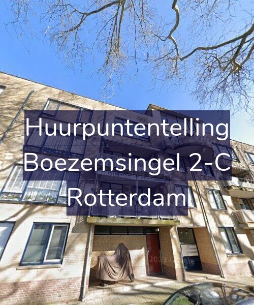 Foto gevel Huurpuntentelling voor Boezemsingel 2-C, Rotterdam