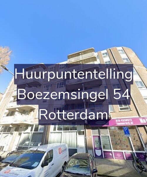 Foto gevel Huurpuntentelling voor Boezemsingel 54, Rotterdam