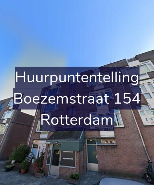 Foto gevel Huurpuntentelling voor Boezemstraat 154, Rotterdam