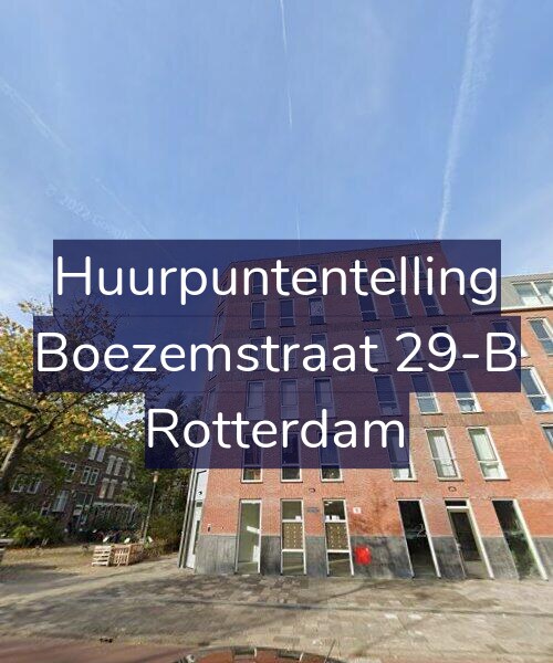 Foto gevel Huurpuntentelling voor Boezemstraat 29-B, Rotterdam
