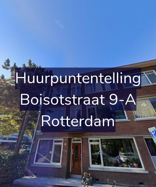 Foto gevel Huurpuntentelling voor Boisotstraat 9-A, Rotterdam