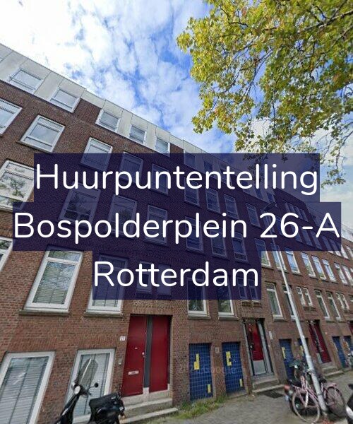 Foto gevel Huurpuntentelling voor Bospolderplein 26-A, Rotterdam