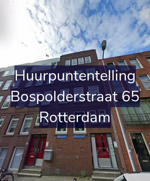 Foto gevel Huurpuntentelling voor Bospolderstraat 65, Rotterdam