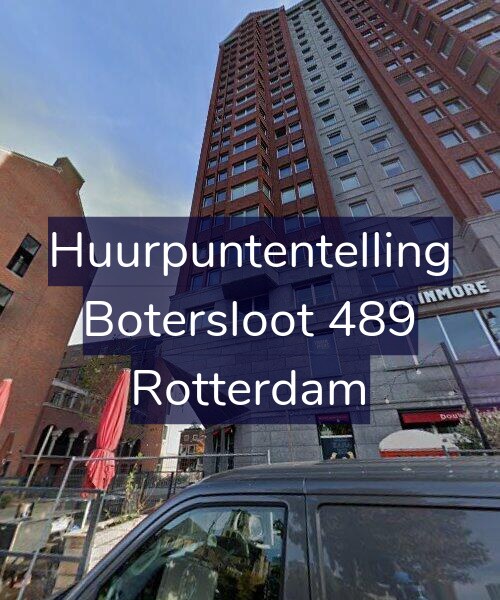 Foto gevel Huurpuntentelling voor Botersloot 489, Rotterdam