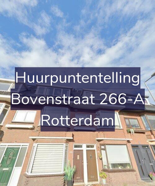 Foto gevel Huurpuntentelling voor Bovenstraat 266-A, Rotterdam