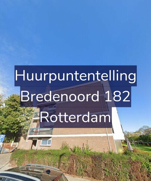 Foto gevel Huurpuntentelling voor Bredenoord 182, Rotterdam