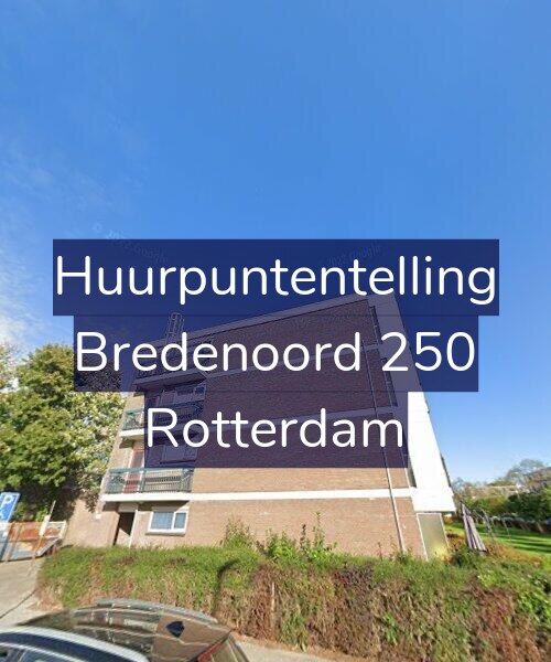 Foto gevel Huurpuntentelling voor Bredenoord 250, Rotterdam