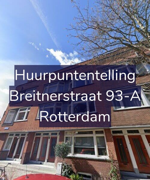 Foto gevel Huurpuntentelling voor Breitnerstraat 93-A, Rotterdam