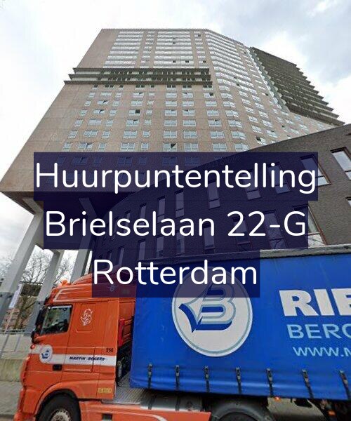 Foto gevel Huurpuntentelling voor Brielselaan 22-G, Rotterdam