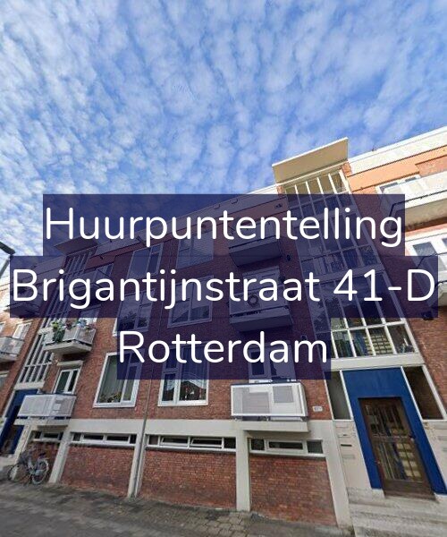 Foto gevel Huurpuntentelling voor Brigantijnstraat 41-D, Rotterdam