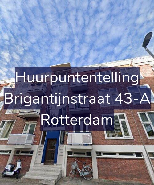 Foto gevel Huurpuntentelling voor Brigantijnstraat 43-A, Rotterdam
