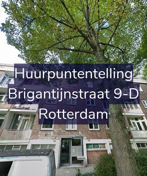 Foto gevel Huurpuntentelling voor Brigantijnstraat 9-D, Rotterdam