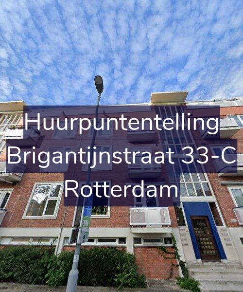 Foto gevel Huurpuntentelling voor Brigantijnstraat 33-C, Rotterdam