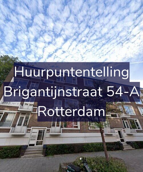 Foto gevel Huurpuntentelling voor Brigantijnstraat 54-A, Rotterdam