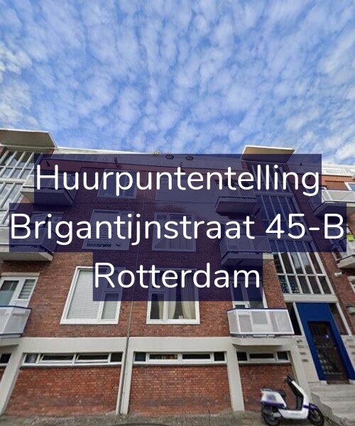 Foto gevel Huurpuntentelling voor Brigantijnstraat 45-B, Rotterdam