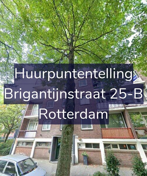 Foto gevel Huurpuntentelling voor Brigantijnstraat 25-B, Rotterdam