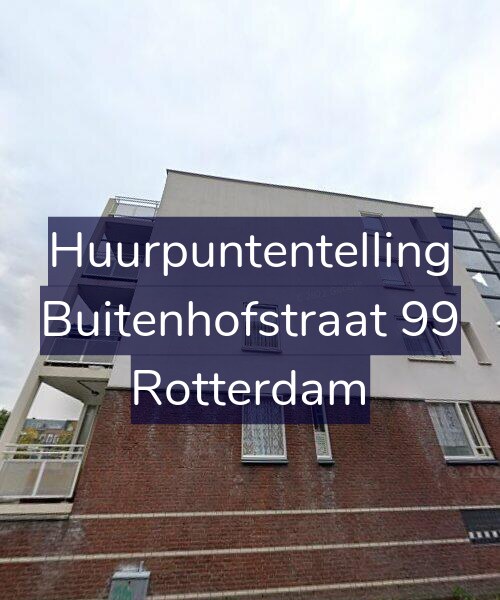 Foto gevel Huurpuntentelling voor Buitenhofstraat 99, Rotterdam