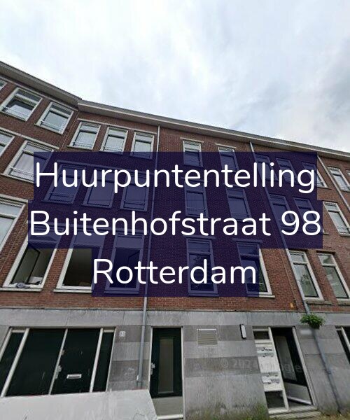 Foto gevel Huurpuntentelling voor Buitenhofstraat 98, Rotterdam