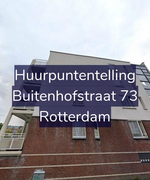 Foto gevel Huurpuntentelling voor Buitenhofstraat 73, Rotterdam