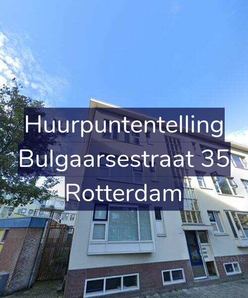 Foto gevel Huurpuntentelling voor Bulgaarsestraat 35, Rotterdam