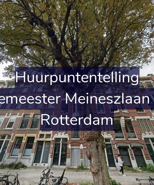 Foto gevel Huurpuntentelling voor Burgemeester Meineszlaan 14-A, Rotterdam