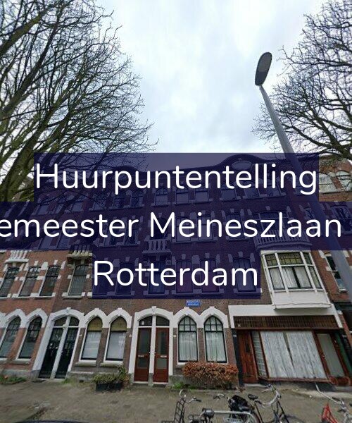 Foto gevel Huurpuntentelling voor Burgemeester Meineszlaan 96-A, Rotterdam