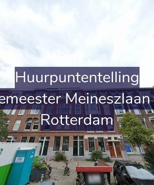 Foto gevel Huurpuntentelling voor Burgemeester Meineszlaan 61-B, Rotterdam